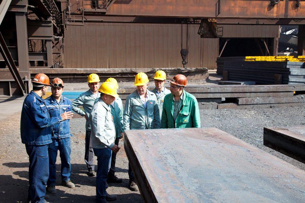 بازدید هیئت بلندپایه تجاری سوئیسی و آلمانی از شرکت فولاد خوزستان