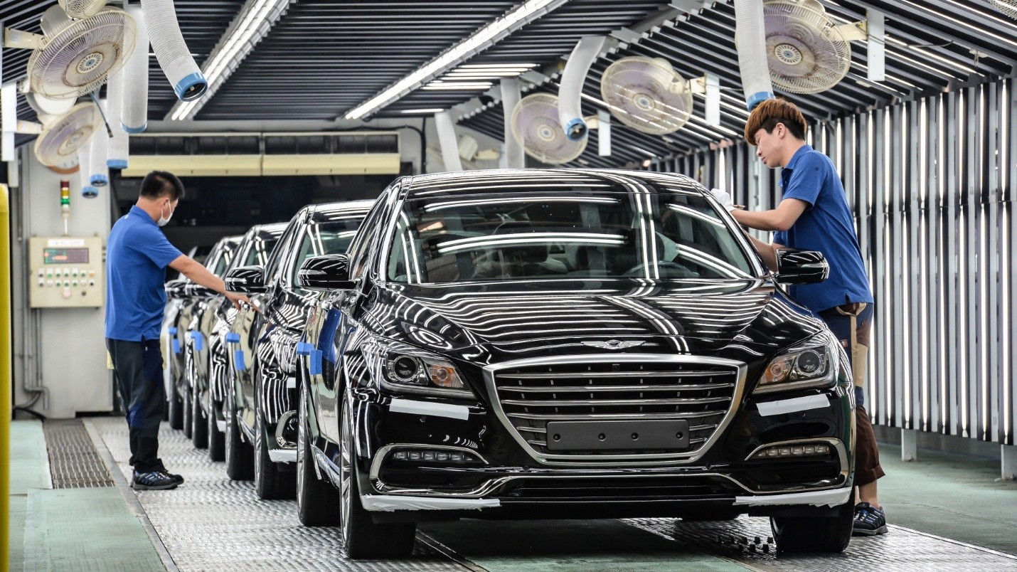 کاهش فروش و تولید خودرو در کره جنوبی