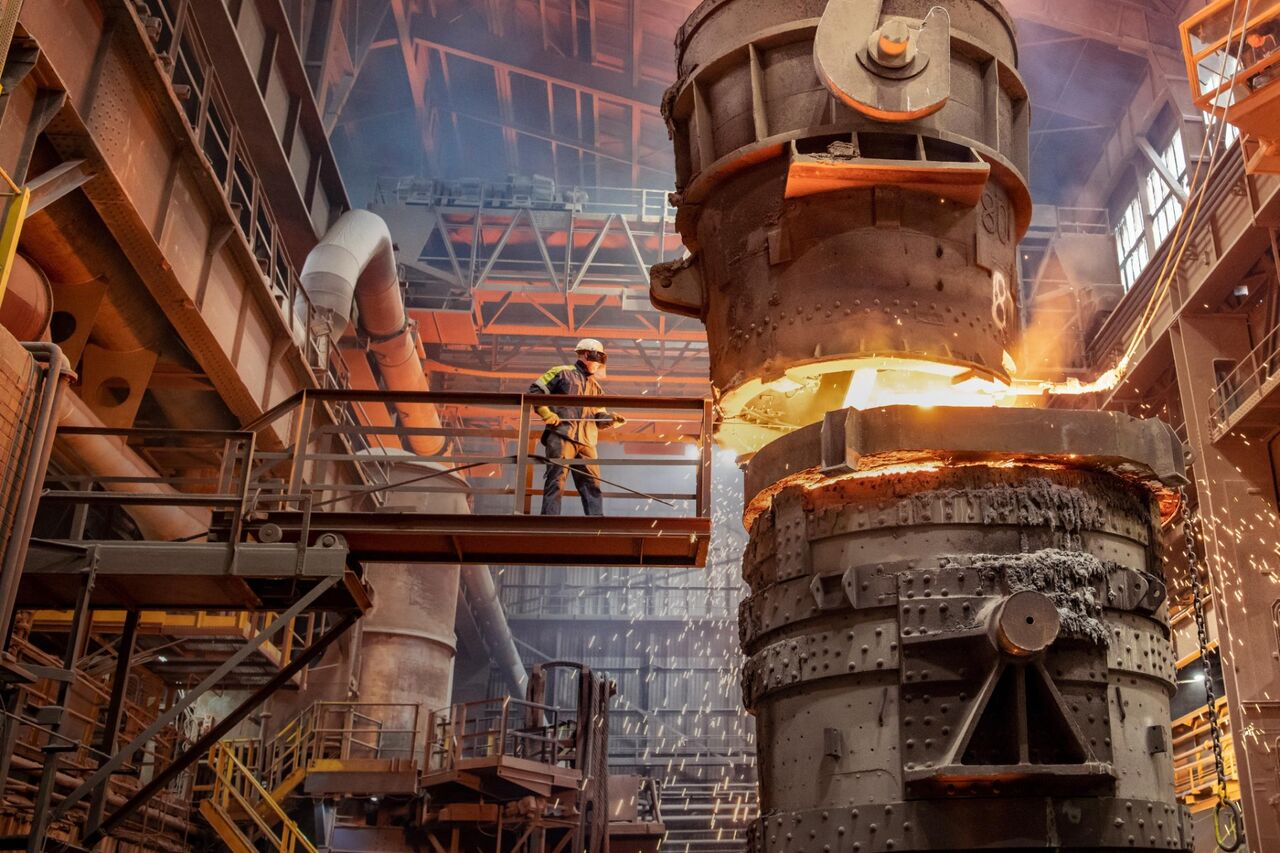 تولید فولاد خام ایران ۱۶.۳ درصد رشد کرد